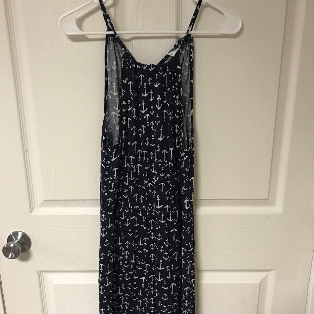 Navy blue summer dress